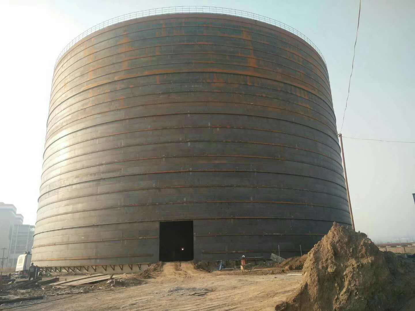 贺兰承建大型钢板库的好处及原理